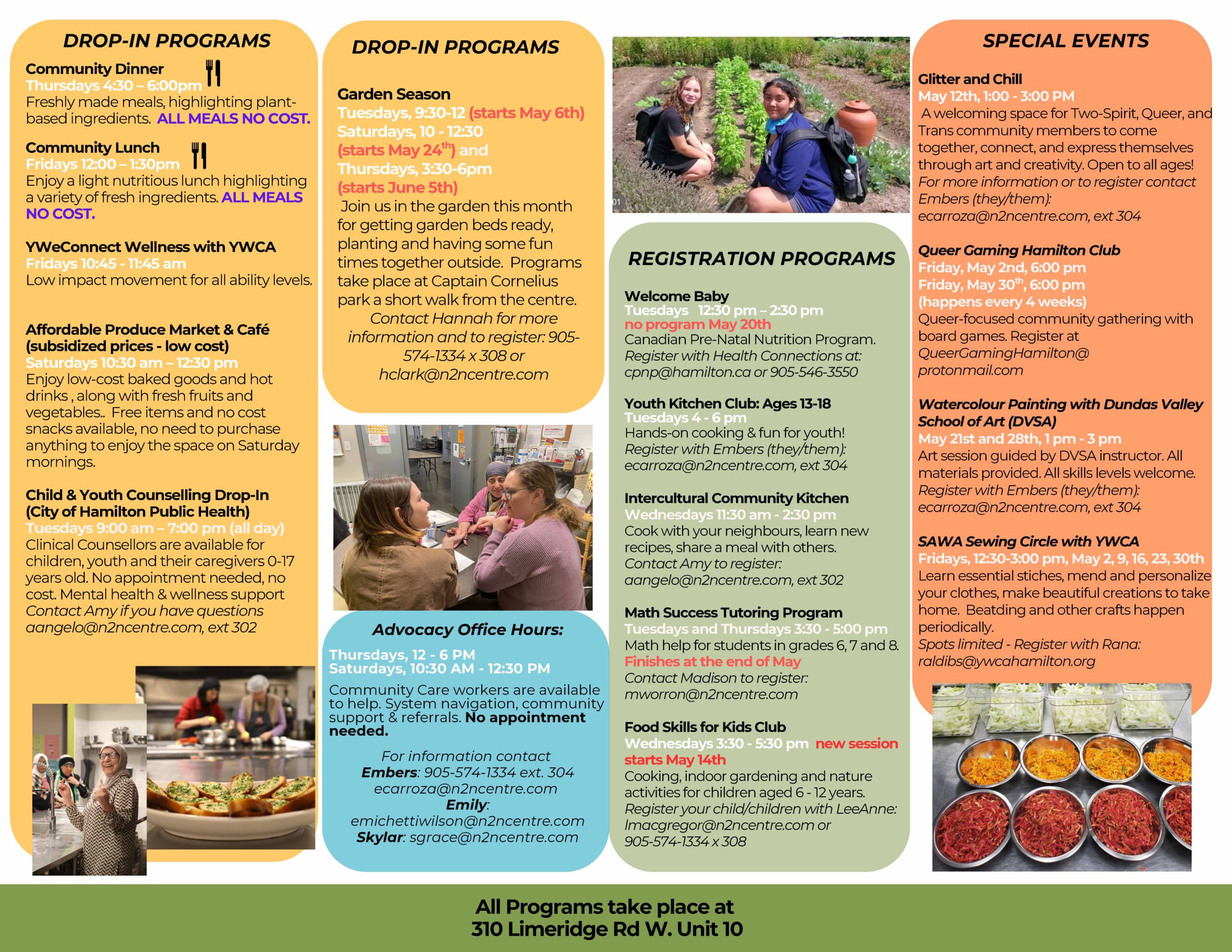 Hamilton Community Food Centre February 2025 Calendar