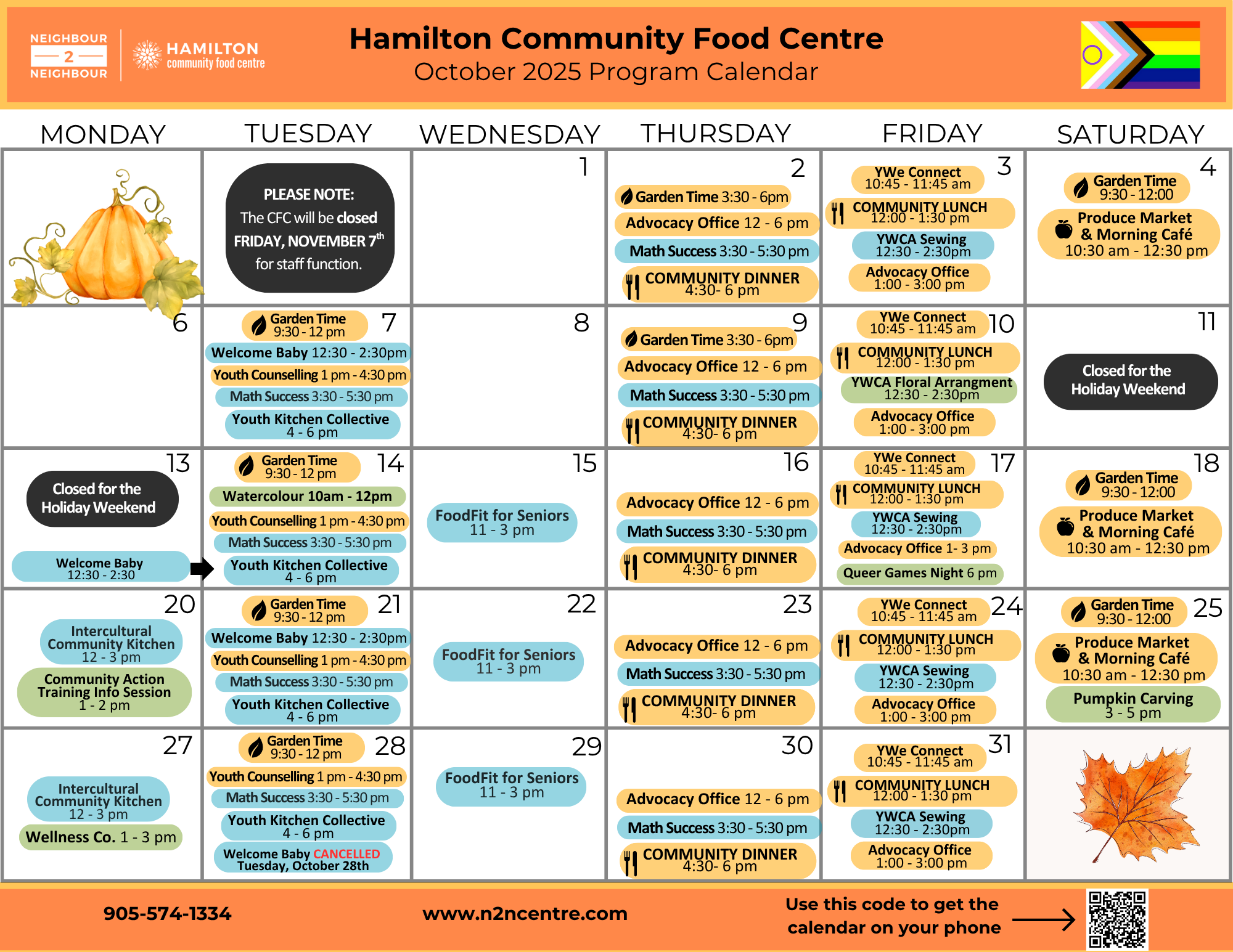 June Calendar for HCFC